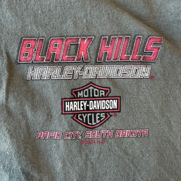 Harley Davidson South‎ Dakota Sturgis Biker Graphic T shirt Men's Size XL - Picture 8 of 11